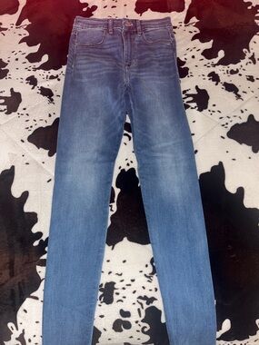 American Eagle Outfitters Women's Light Blue Skinny Jeans
